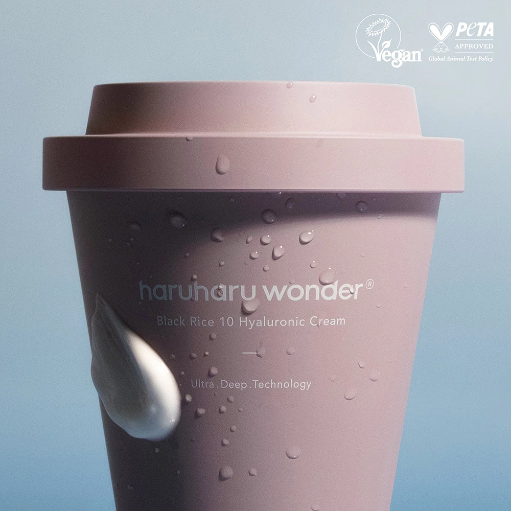 HARUHARU WONDER Black Rice 10 Hyaluronic Cream crema de fata - hidratare si hranire, 90 gr