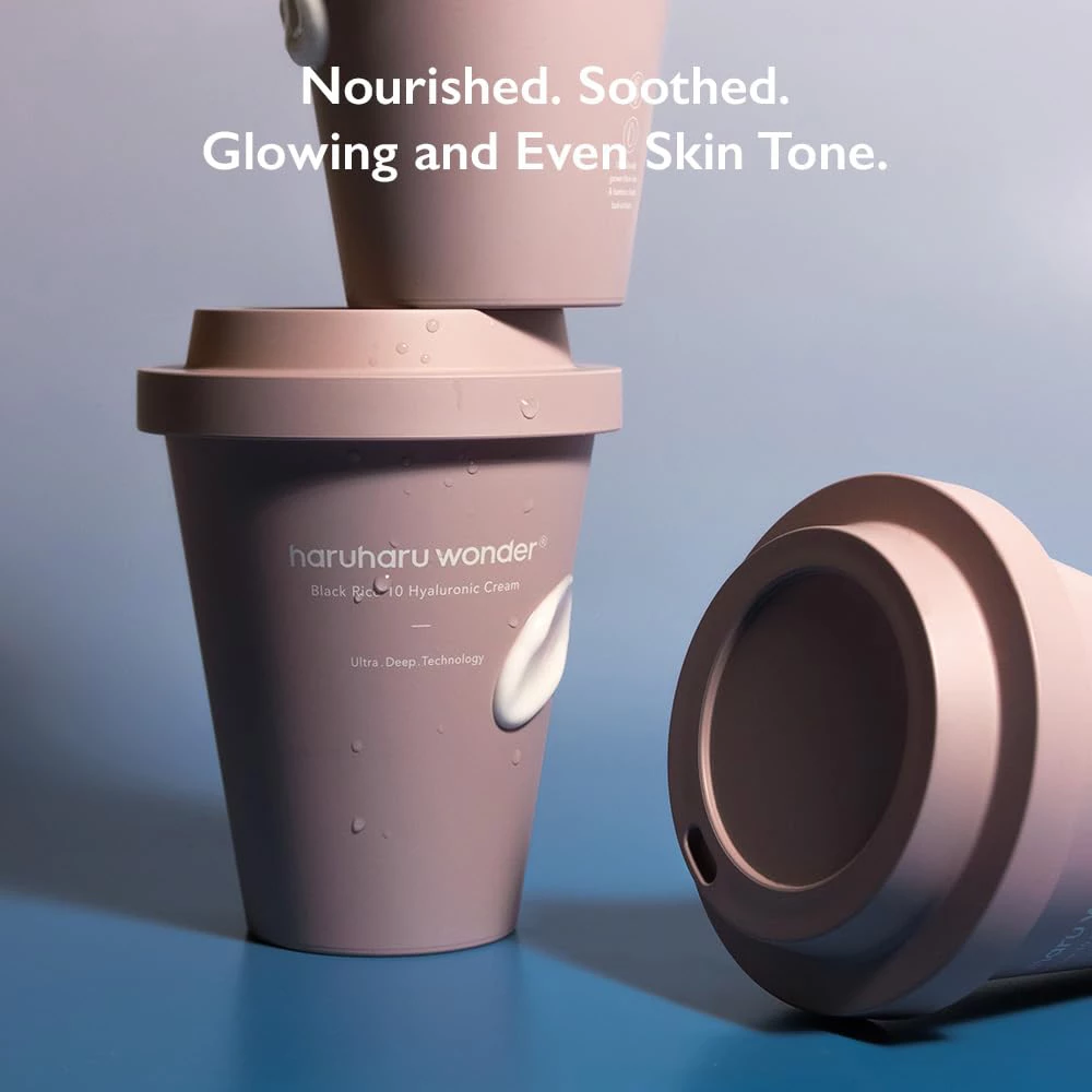 HARUHARU WONDER Black Rice 10 Hyaluronic Cream crema de fata - hidratare si hranire, 90 gr