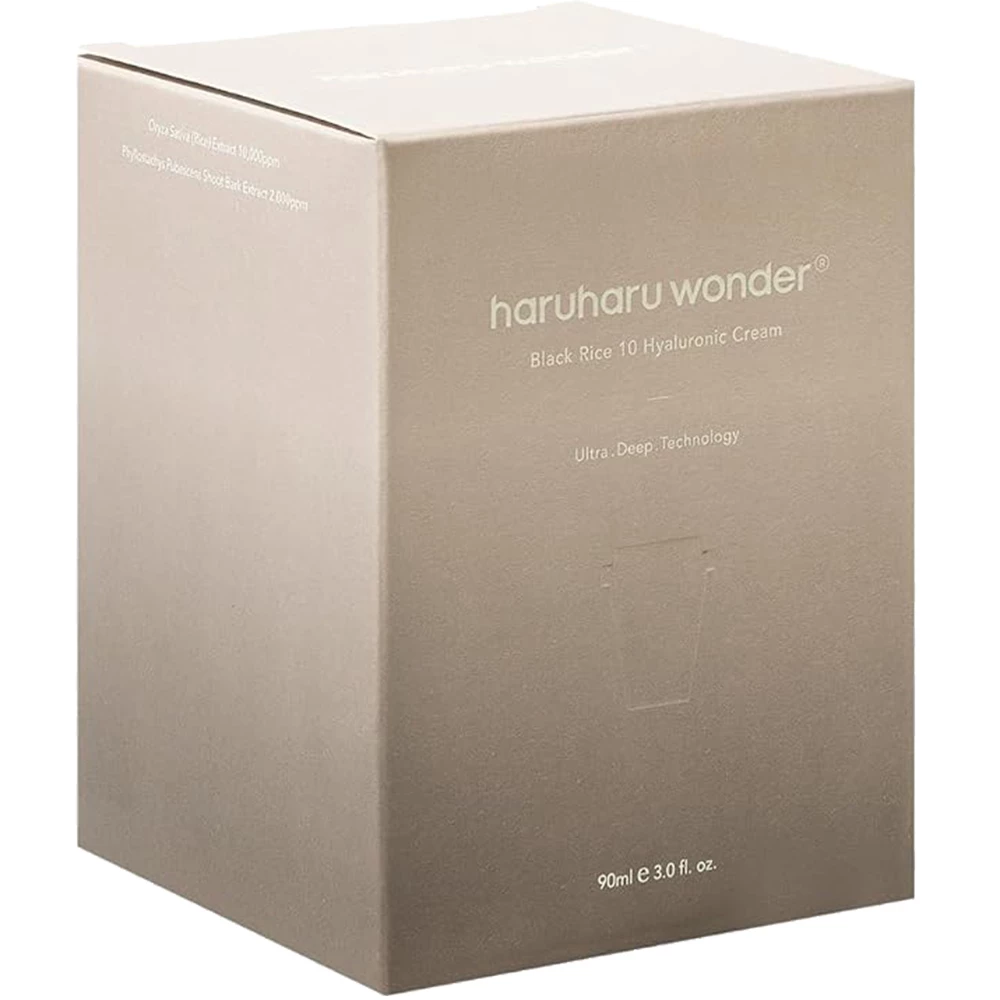 HARUHARU WONDER Black Rice 10 Hyaluronic Cream crema de fata - hidratare si hranire, 90 gr