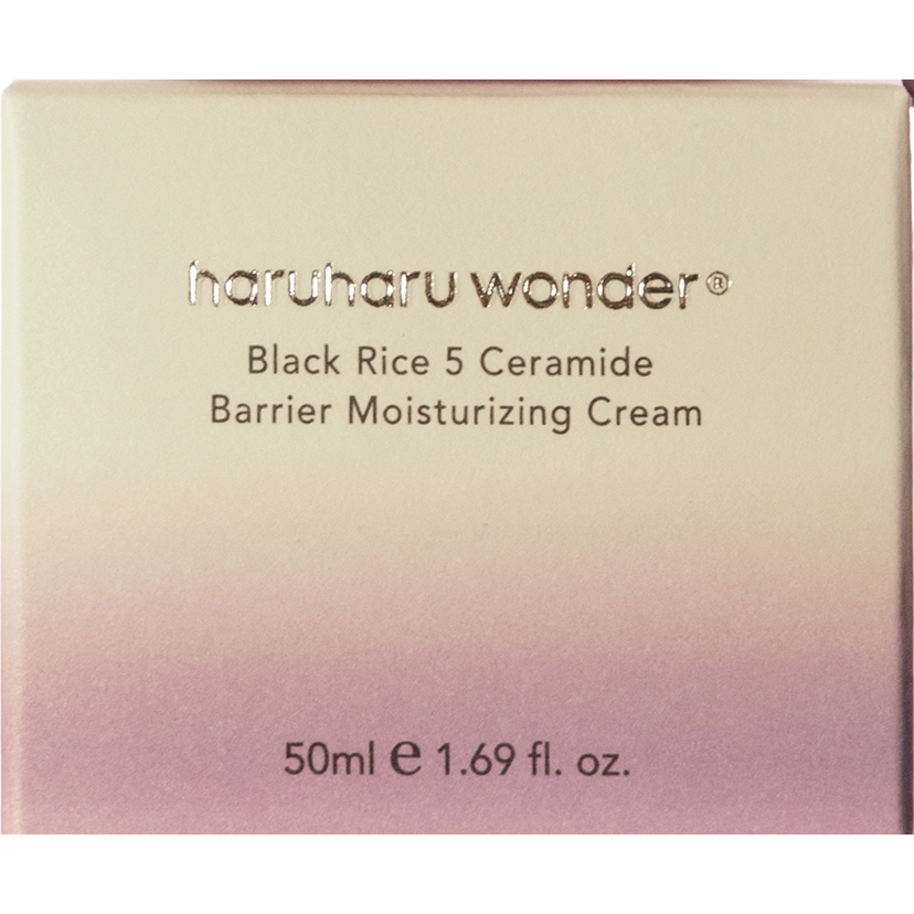 HARUHARU WONDER Black Rice 5 Ceramide Barrier Moisturizing Cream - crema de fata formulata cu ceramide si extract de orez negru fermentat, care contribuie la sustinerea si intarirea barierei naturale a pielii si la mentinerea nivelului optim de hidratare - 50 ml
