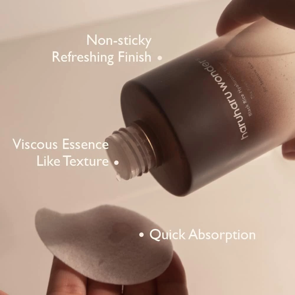 HARUHARU WONDER Black Rice Hyaluronic Toner Free of Alcohol and Fragrance toner - hidratare si calmare, 300 ml