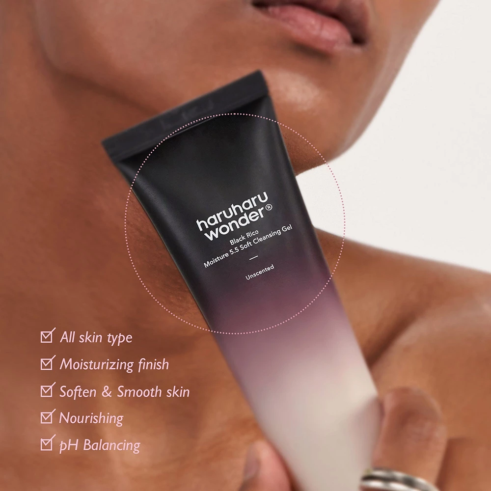 HARUHARU WONDER Black Rice Moisture 5.5 Gel de curatare - hidratare si regenerare, 100 ml