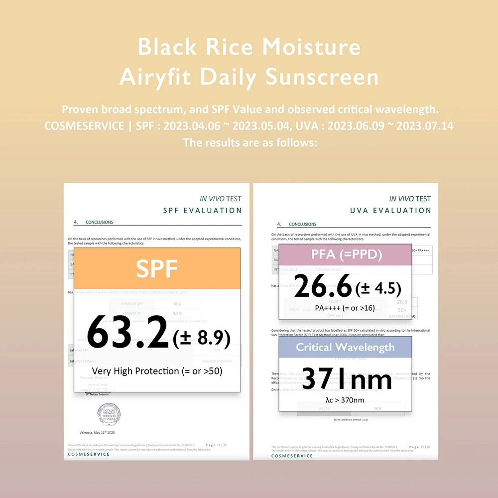 HARUHARU WONDER Black Rice Moisture Airyfit Daily Sunscreen Crema de fata - protectie si hidratare, 50 ml