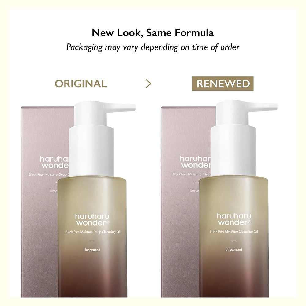 HARUHARU WONDER Black Rice Moisture Cleansing Oil Ulei de curatare - hidratare si protectie, 150 ml