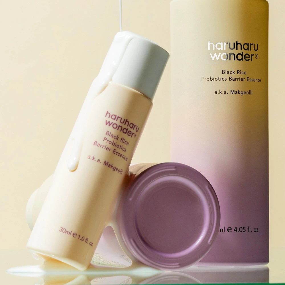 HARUHARU WONDER Black Rice Probiotics Barrier Essence esenta - hidratare si elasticitate, 30 ml