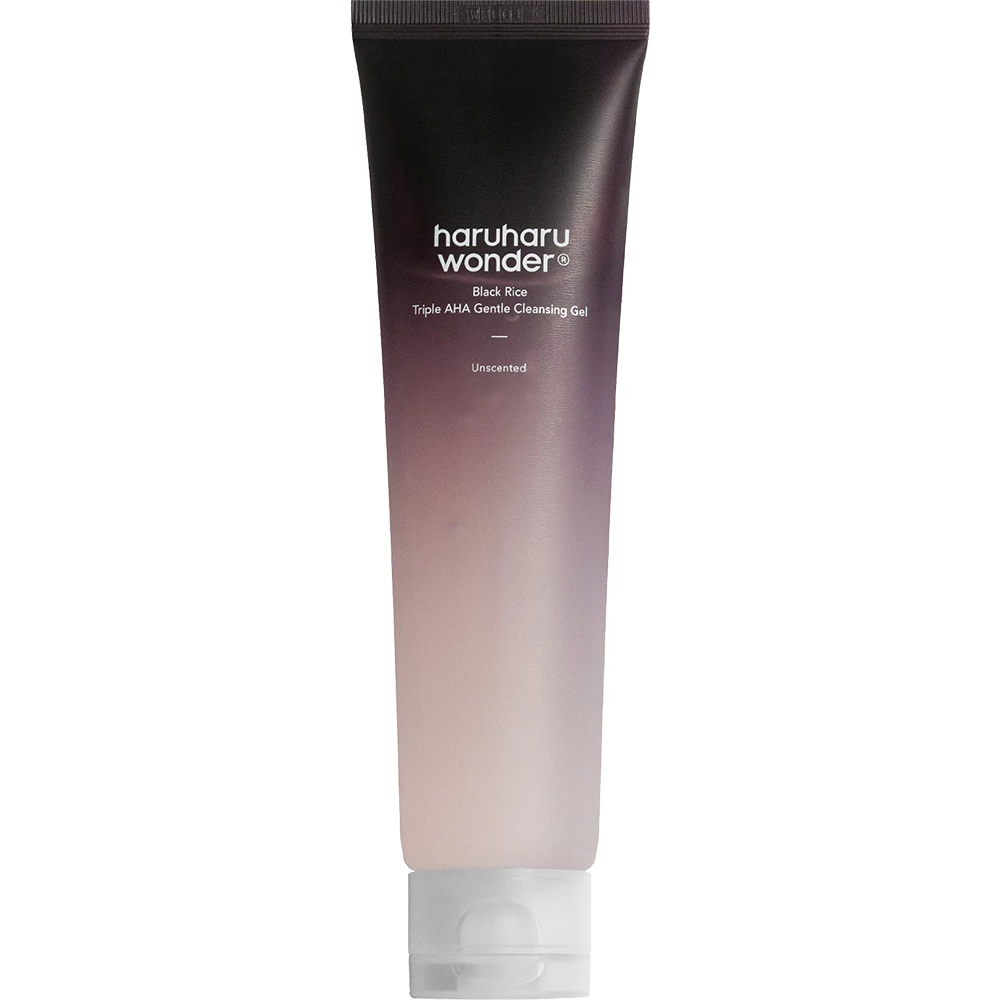 HARUHARU WONDER Black Rice Triple AHA Gentle Cleansing Gel Gel de curatare - exfoliere si luminozitate, 100 ml