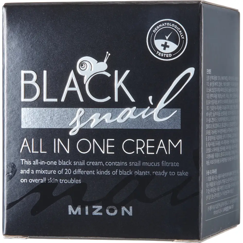 Mizon Black Snail Crema Antirid pentru Fata - Hidratare Intensiva si Regenerare cu Extract de Melc, 75 ml