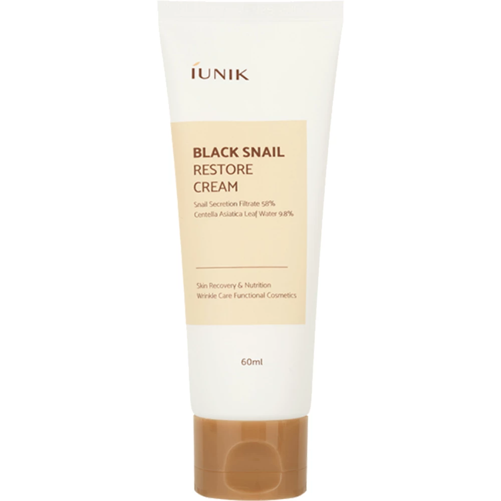 IUNIK Black Snail Crema pentru fata - hidratare intensa si efect antirid cu extract de melc negru, 60 ml