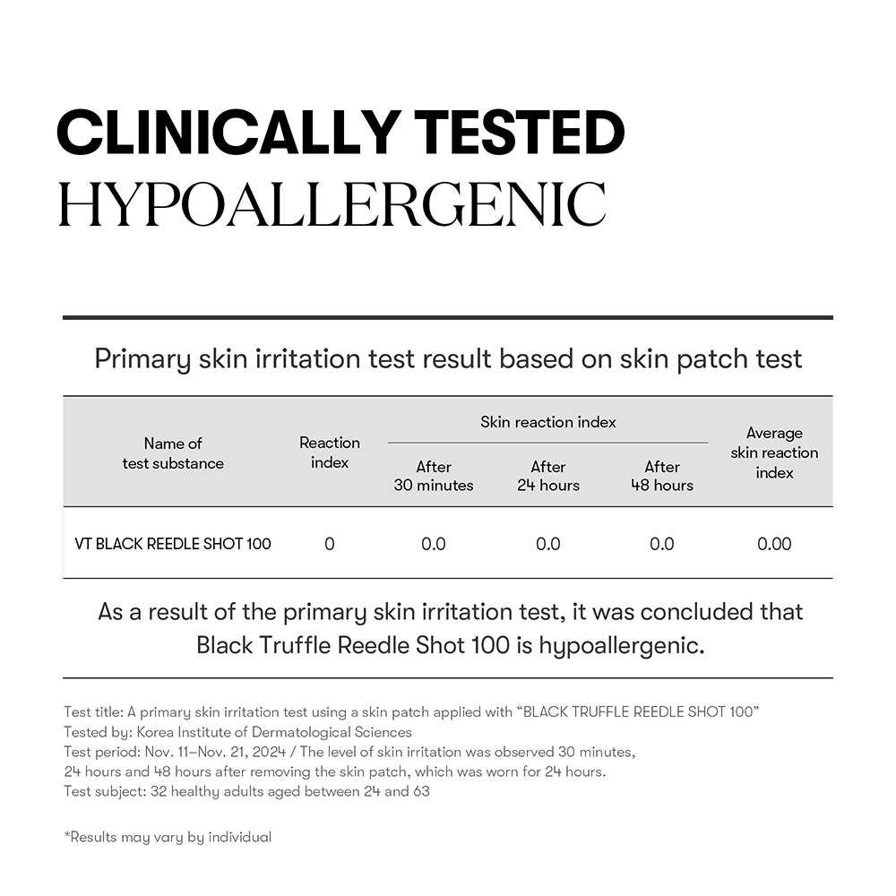 VT COSMETICS Black Truffle Reedle Shot 100 ser de fata - regenerare si luminozitate, 50 ml