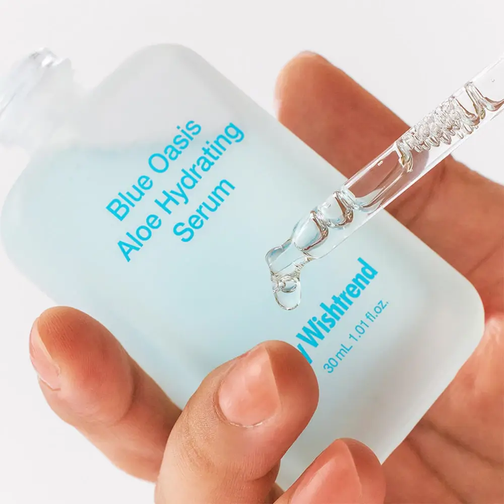 By Wishtrend Blue Oasis Ser de Fata cu Aloe Vera - Hidratare Intensiva si Calmanta pentru Piele Sensibila, 30 ml
