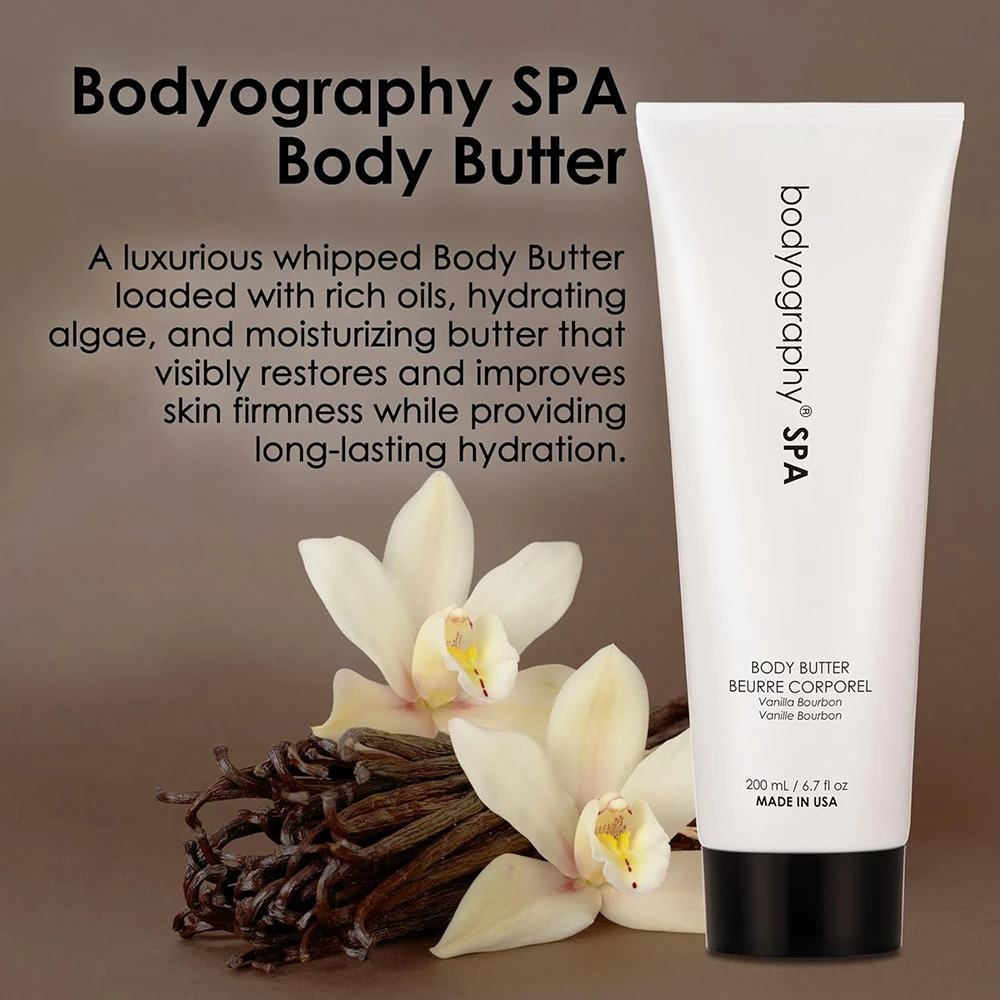 BODYOGRAPHY BodySPA Unt de Corp Vanilie - Hidratare Intensa si Fermitate, 200 ml