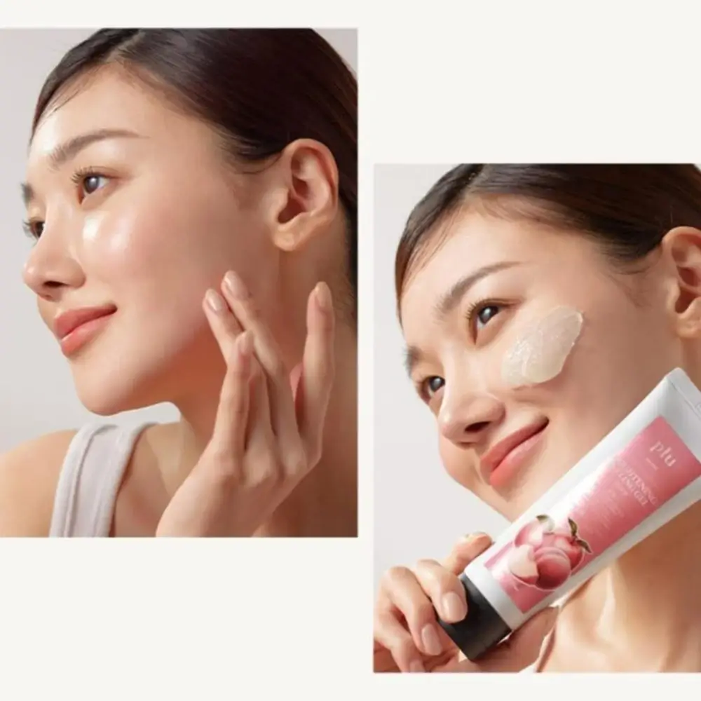 PLU Brightening Peeling Gel Exfoliant Facial cu Extract de Piersica - Exfoliere Delicata si Luminozitate pentru Ten, 100 gr