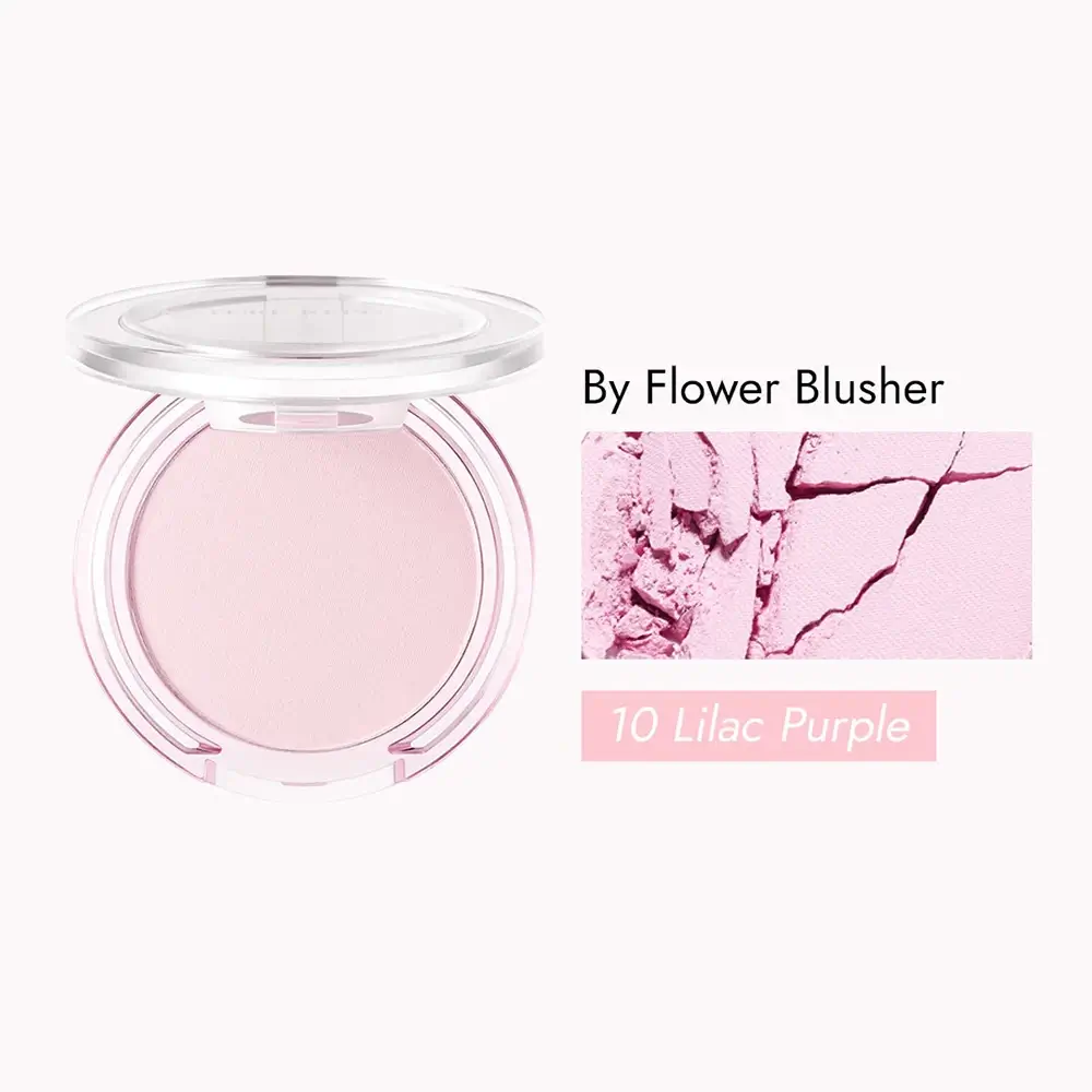 NATURE REPUBLIC By Flower Fard de Obraz Lilac Purple - Stralucire Naturala si Hidratare cu Ceai Verde, 7g