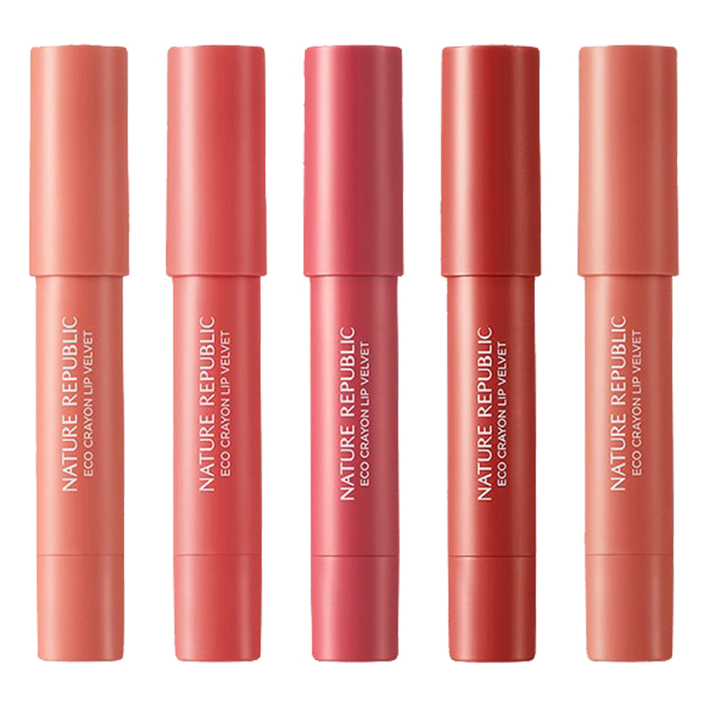 By Flower Eco Crayon Lip Velvet 01 Angel Blush Ruj creion