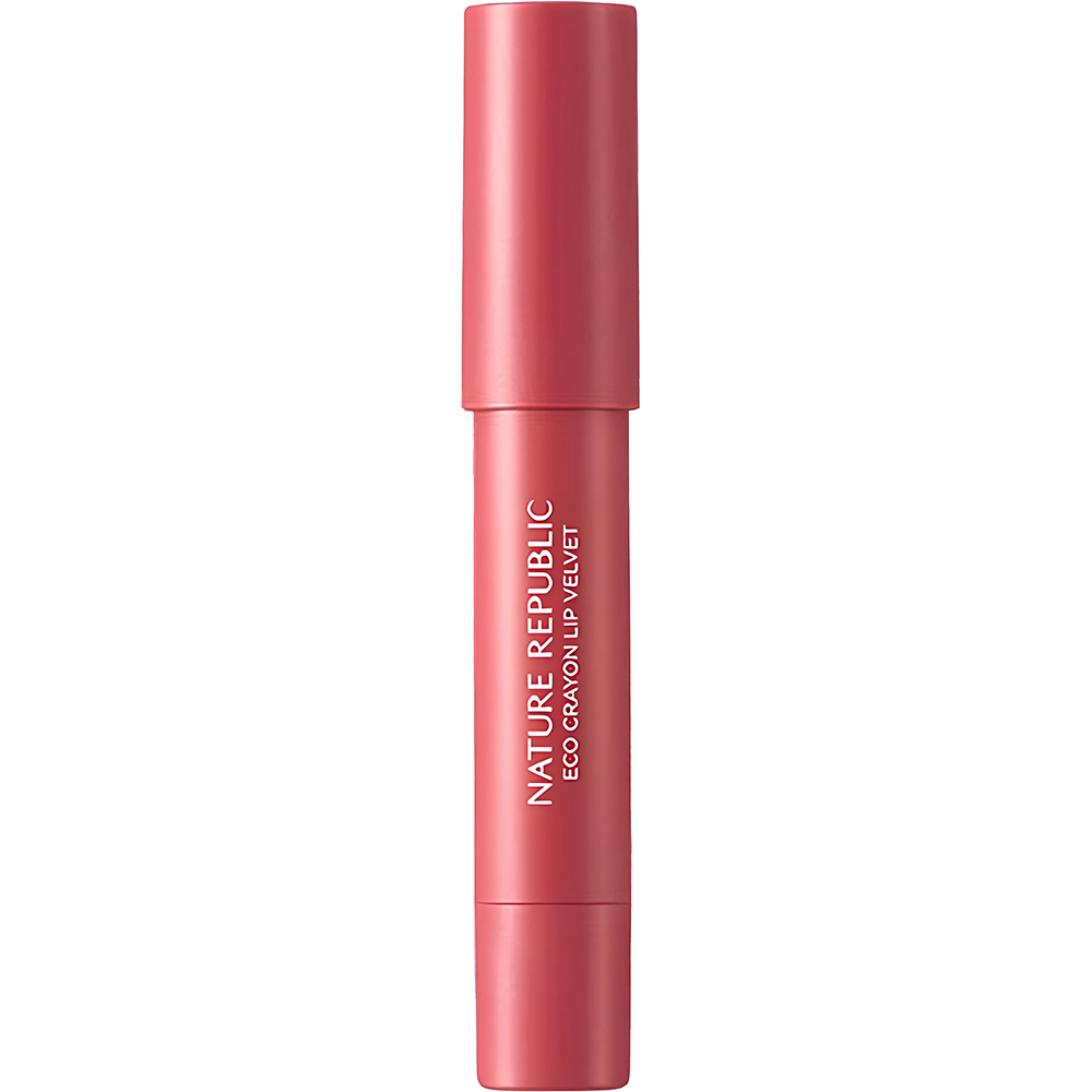 By Flower Eco Crayon Lip Velvet 03 Hibiscus Ruj creion