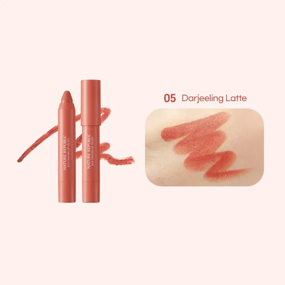 NATURE REPUBLIC By Flower Ruj Creion Catifelat Darjeeling Latte 05 - Hidratare Intensa si Culoare Vibranta, 2.5g