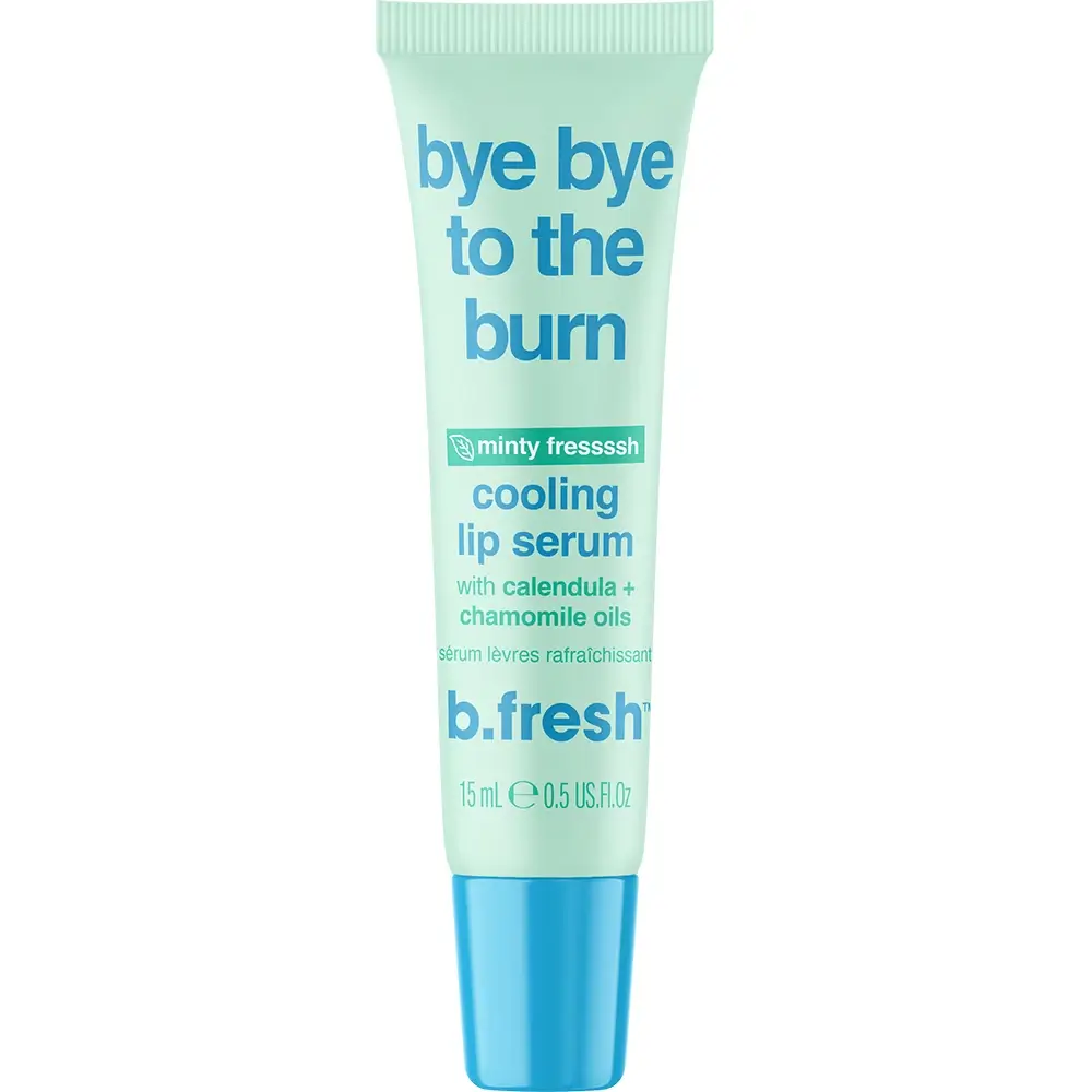 B.fresh Bye Bye to the Burn Cooling Lip Ser de buze racoritor cu extract de menta - hidratare si calmare naturala, 15 ml