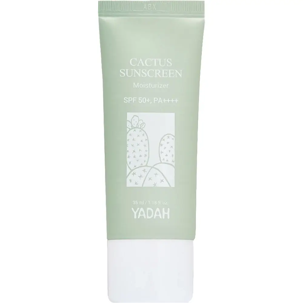 YADAH Cactus Sunscreen Crema de Fata SPF 50 - Protectie UV Hidratanta si Calmanta, 35 ml