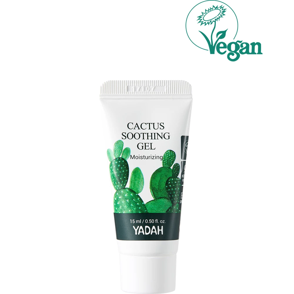 YADAH Cactus Soothing Gel Gel calmant pentru fata 15 ml - hidratare si calmare dupa plaja, 15 ml