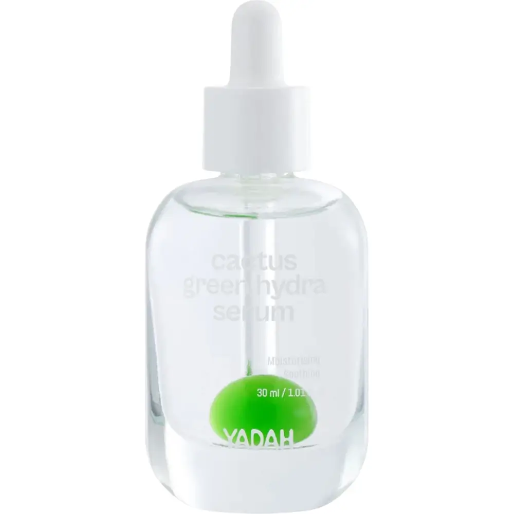 YADAH Cactus Green Hydra Ser hidratant pentru fata - Calmare si hidratare intensa, 30 ml