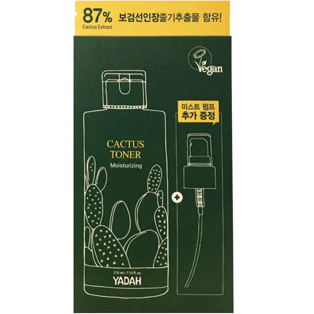 Yadah Cactus Toner 210 ml – Toner hidratant și calmant cu extract de cactus