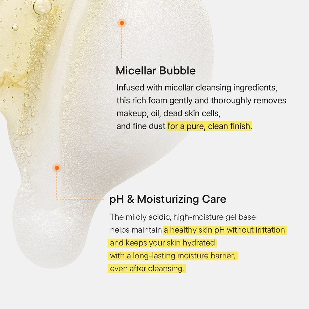 IUNIK Calendula Balancing Foam Gel Cleanser 150 ml - Gel de curatare formulat cu extract de flori de galbenele si acid hialuronic, care contribuie la indepartarea impuritatilor, excesului de sebum, urmelor de protectie solara si machiajului si la metinerea echilibrului natural al pielii si a nivelului optim de hidratare dupa fiecare utilizare