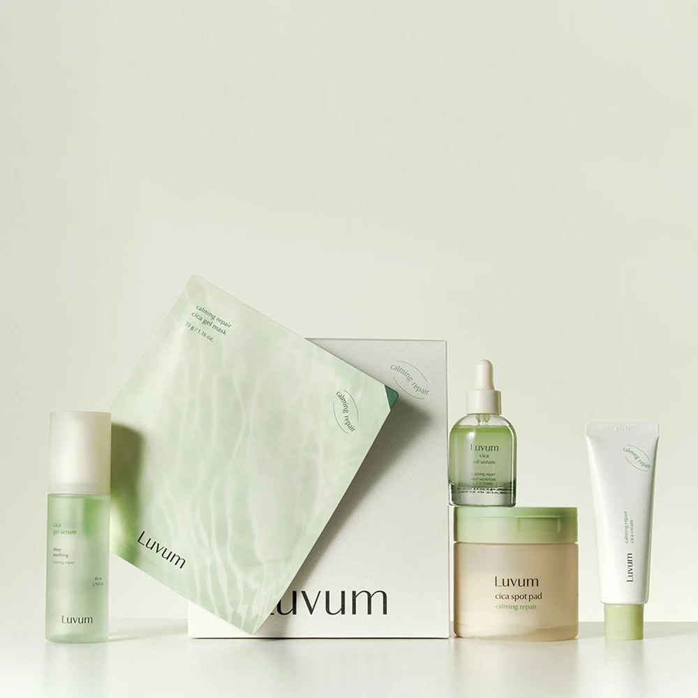 LUVUM Calming Repair Cica Gel Serum ser de fata - calmare si hidratare si revitalizare, 80 ml