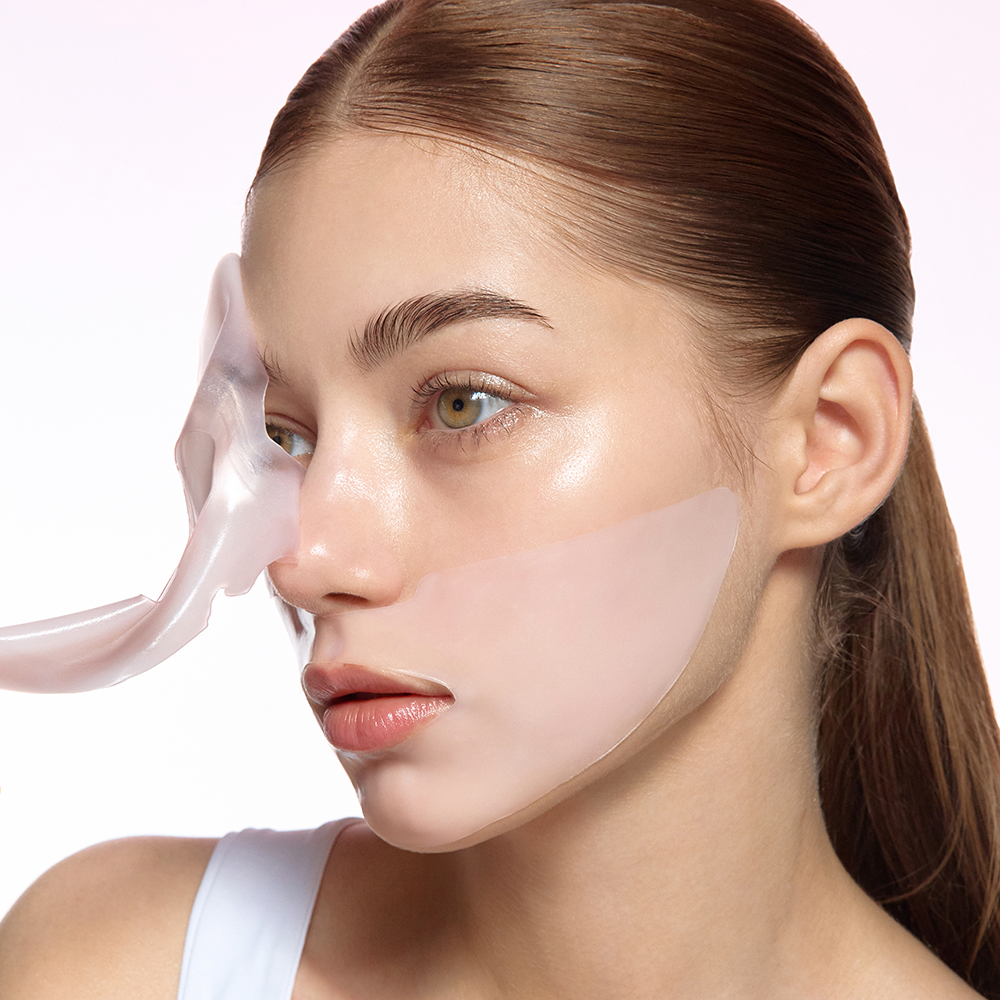 ROUND LAB Camellia Deep Collagen Firming Gel Mask 34 ml - Masca de fata formulata cu colagen hidrolizat si colagen solubil, care contribuie la hidratarea pielii