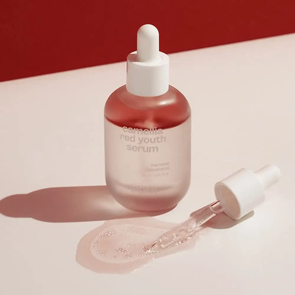 YADAH Camellia Red Ser bifazic pentru fata Red Youth - Hidratare intensa si efect antioxidant, 30 ml
