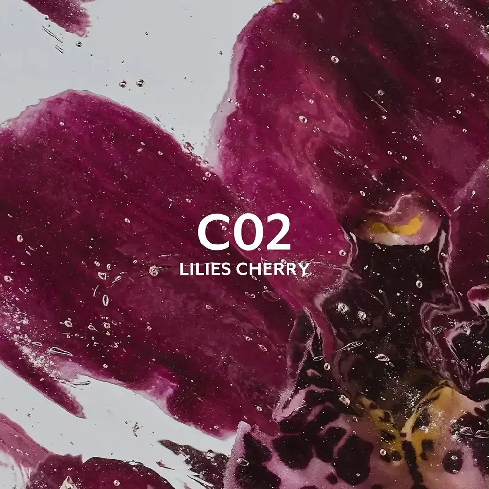 NUSE Care Liptual Coolower Collection Luciu de buze nuantator C02 Lilies Cherry - Rosu intens pentru hidratare si stralucire, 4.5 gr