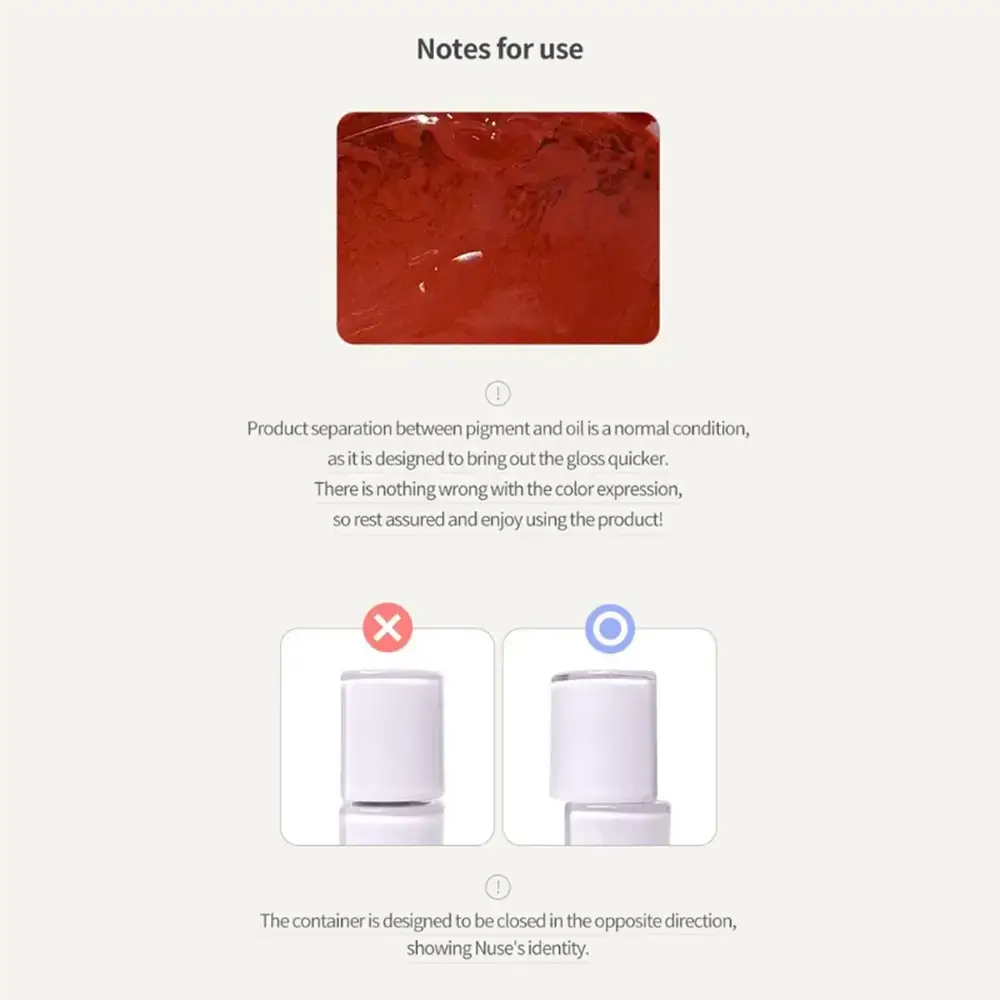 NUSE Care Liptual Coolower Collection Luciu de buze nuantator C02 Lilies Cherry - Rosu intens pentru hidratare si stralucire, 4.5 gr