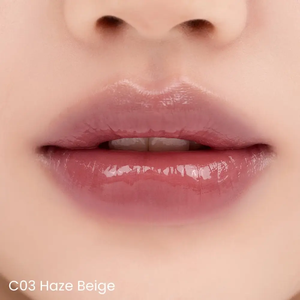NUSE Care Liptual Coolower Collection Luciu de buze nuantator C03 Haze Beige - Hidratare intensa si stralucire naturala, 4.5 gr