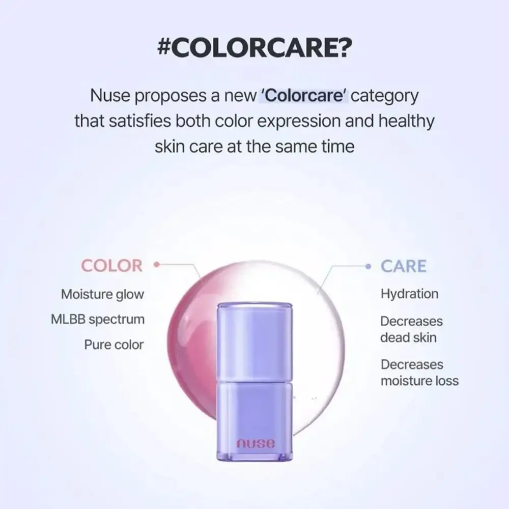 NUSE Care Liptual Luciu de Buze Nuantator 04 Posy Rosy - Hidratare Intensa si Stralucire Naturala, 4.5 gr