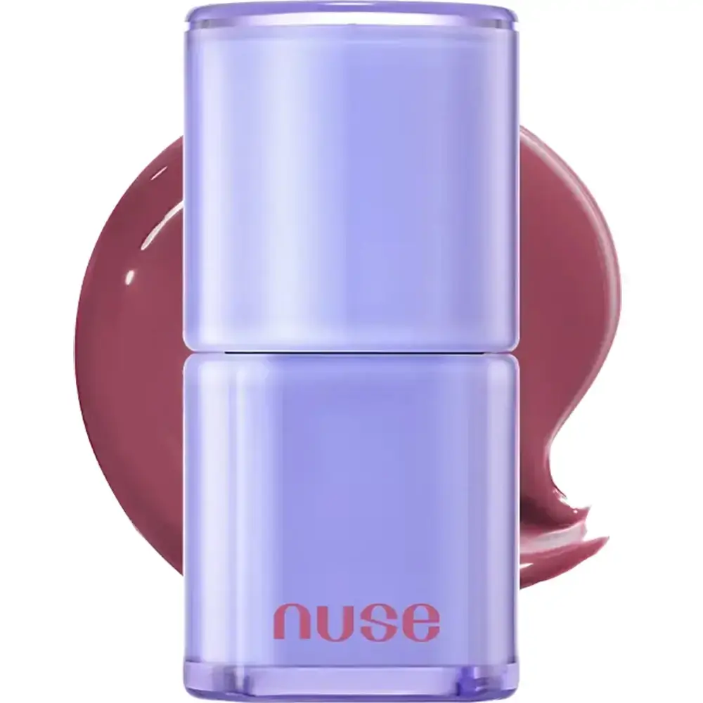 NUSE Care Liptual Luciu de buze nuantator 06 Fin Berry - Hidratare intensa si stralucire naturala, 4.5 gr