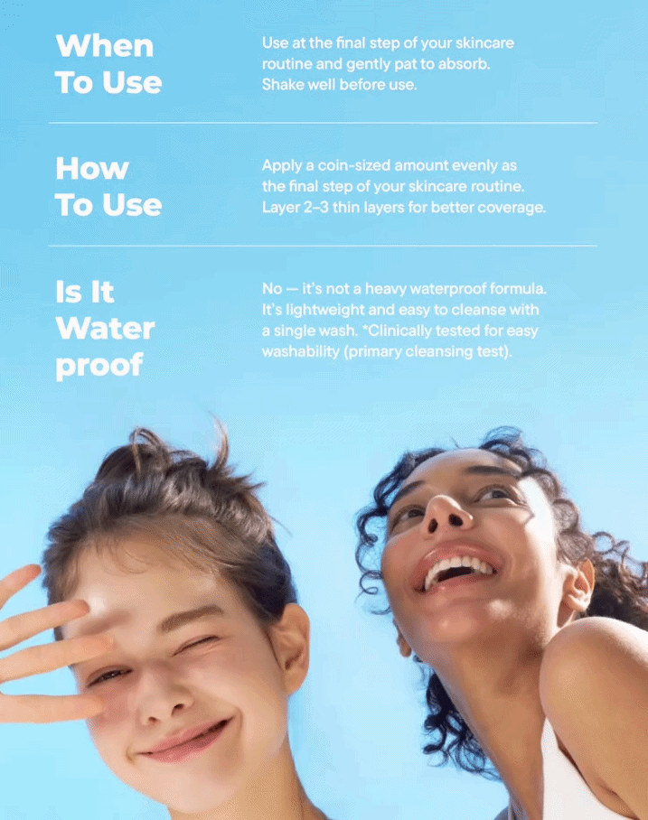 IUNIK Centella Calming Daily Sun Water SPF50 PA++++, 120 ml - Toner de fata formulat cu Centella Asiatica si pantenol, care contribuie la protejarea pielii impotriva razelor UVA si UVB si la metinerea nivelului optim de hidratare