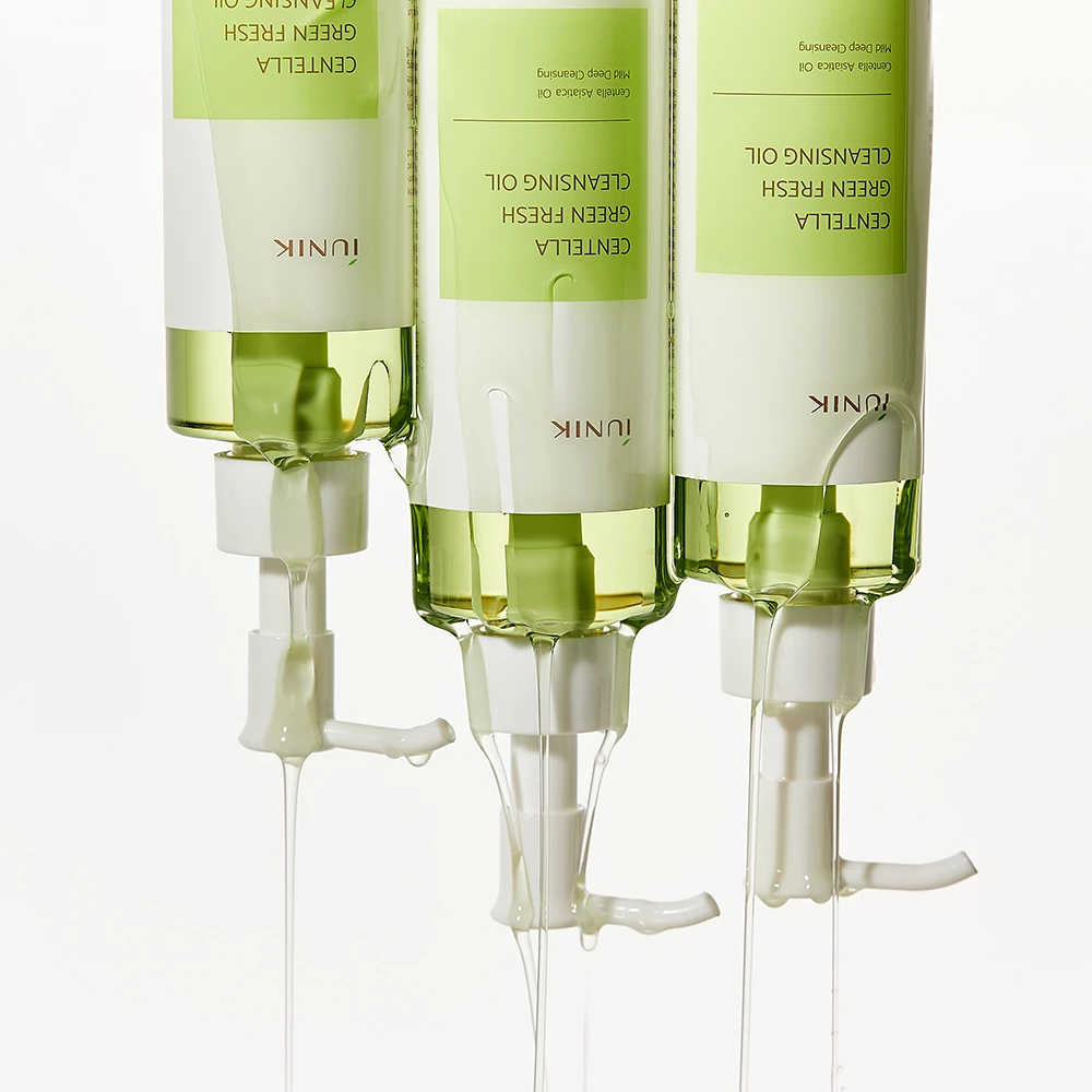 IUNIK Centella Green Fresh ulei de curatare - curatare, calmare si hidratare, 200 ml