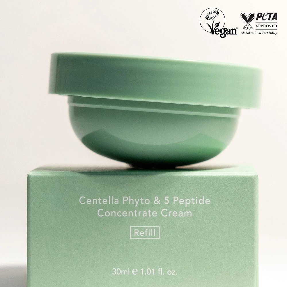 HARUHARU WONDER Centella Phyto and 5 Peptide Concentrate Cream Refill Crema de fata - hidratare si fermitate, 30 ml