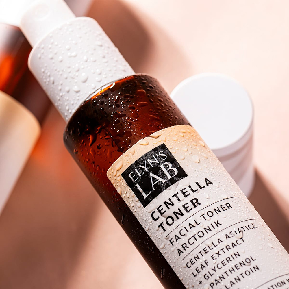 ELYN'S LAB Centella Toner 10% Centella Asiatica with Panthenol and NMF - toner de fata formulata cu Centella Asiatica si Pantenol (Provitamina B5), care contribuie la calmarea pielii si la mentinerea confortului cutanat - 100 ml