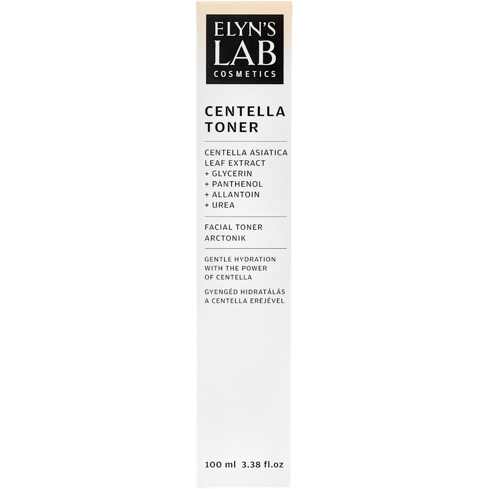 ELYN'S LAB Centella Toner 10% Centella Asiatica with Panthenol and NMF - toner de fata formulata cu Centella Asiatica si Pantenol (Provitamina B5), care contribuie la calmarea pielii si la mentinerea confortului cutanat - 100 ml