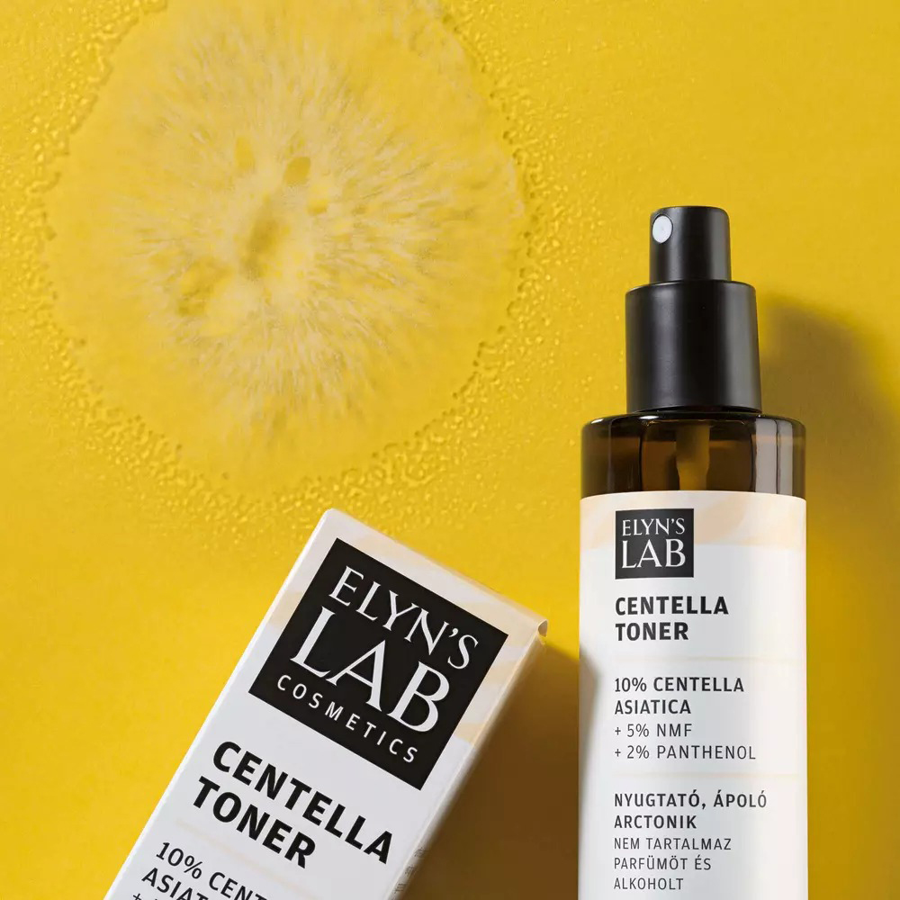 Elyn's Lab Centella Toner – Toner de Față Intens Hranitor cu 10% Centella Asiatica, Panthenol și NMF, 150 ml | Calmare și Hidratare