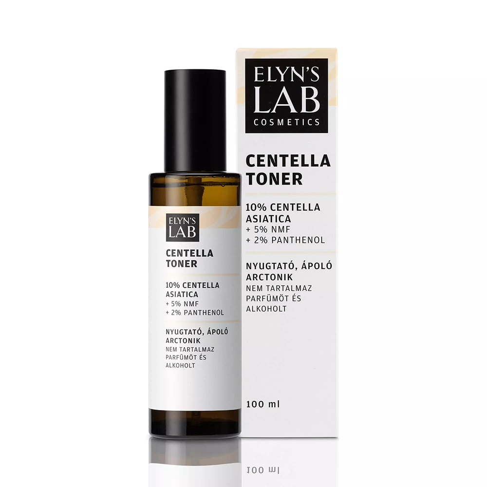 Elyn's Lab Centella Toner – Toner de Față Intens Hranitor cu 10% Centella Asiatica, Panthenol și NMF, 150 ml | Calmare și Hidratare