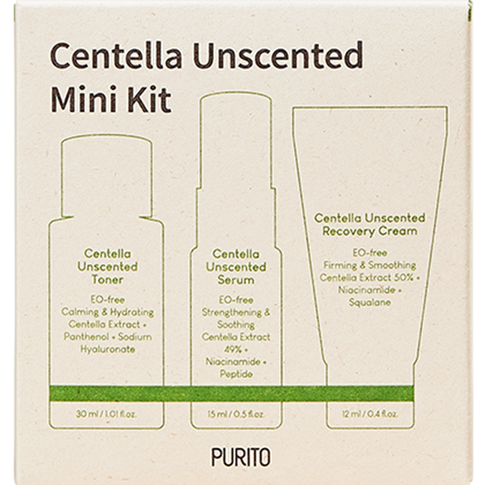 Centella Unscented line Travel Kit Set