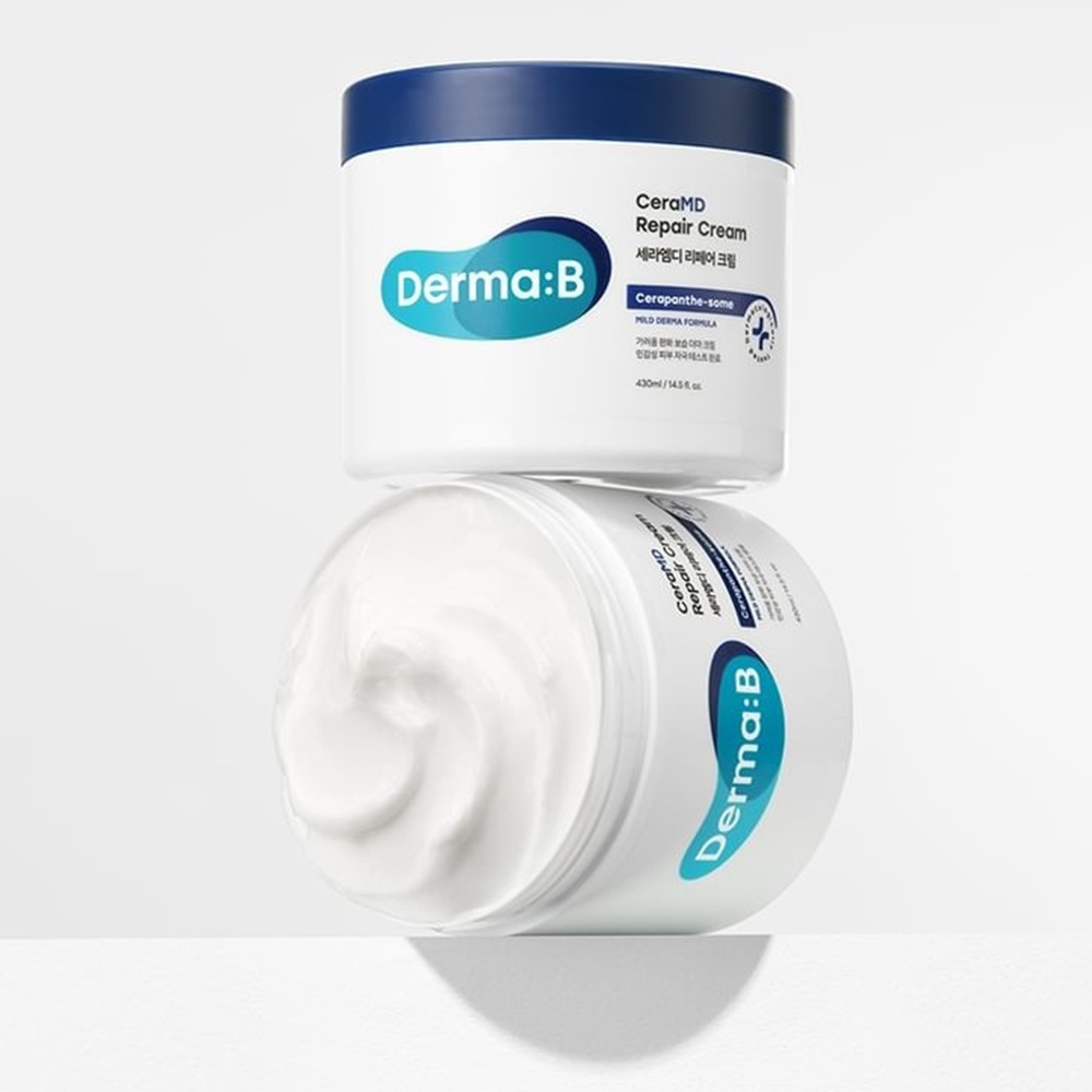 DERMA:B CeraMD Repair Cream - crema de corp formulata cu agenti hidratanti si ingrediente calmante, care contribuie la calmarea senzatiei de disconfort si mancarime si la mentinerea confortului cutanat - 430 ml