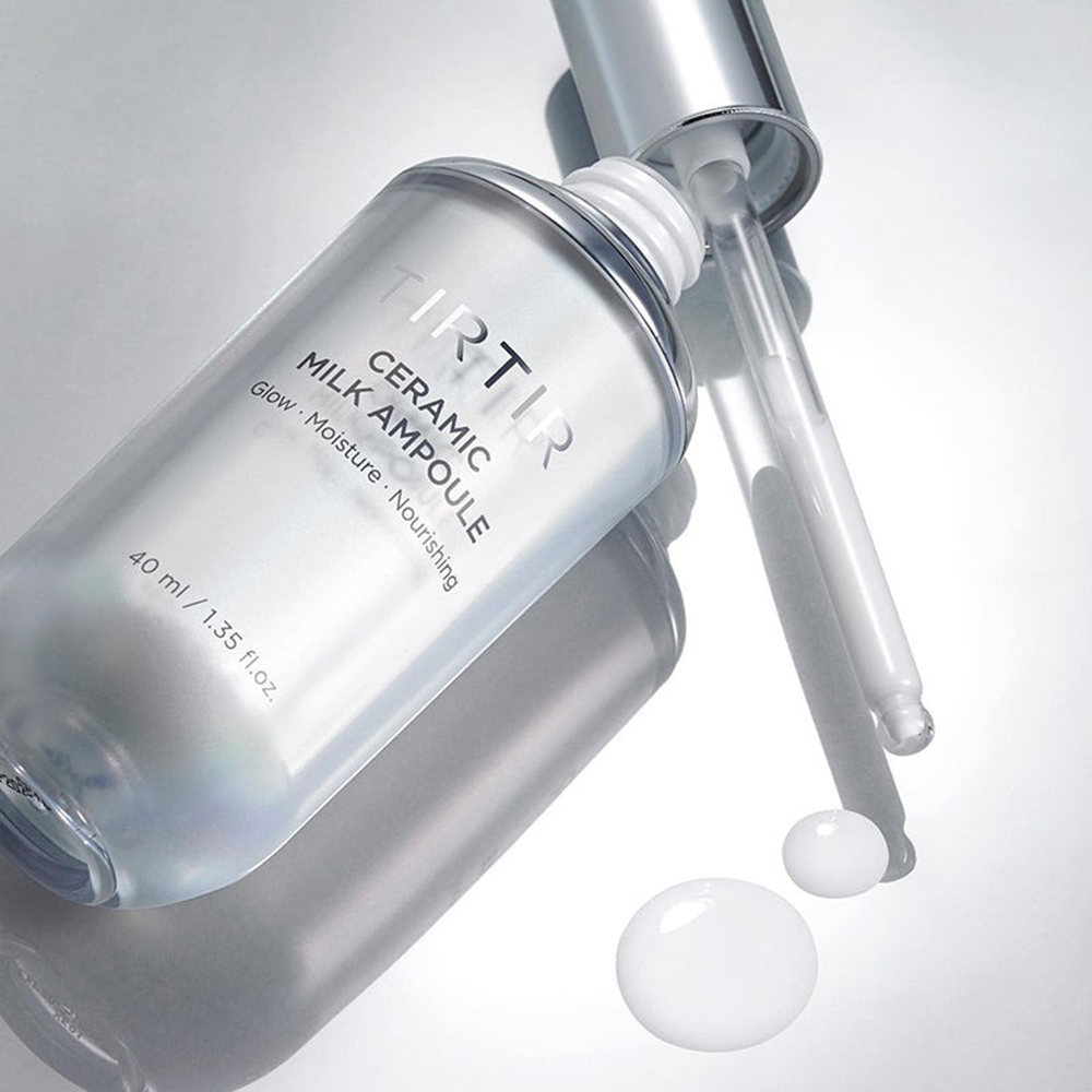 TIRTIR Ceramic Milk Ampoule – Lotiune de Față Intens Hidratantă, 40 ml | K-beauty