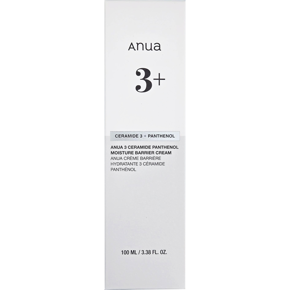 ANUA Ceramide 3 + Panthenol Moisture Barrier Cream, 100 ml - Crema de fata formulata cu ceramide si pantenol, care contribuie la refacerea si mentinerea barierei de hidratare a pielii si la mentinerea confortului atunci cand tenul se simte uscat, sensibil sau iritat