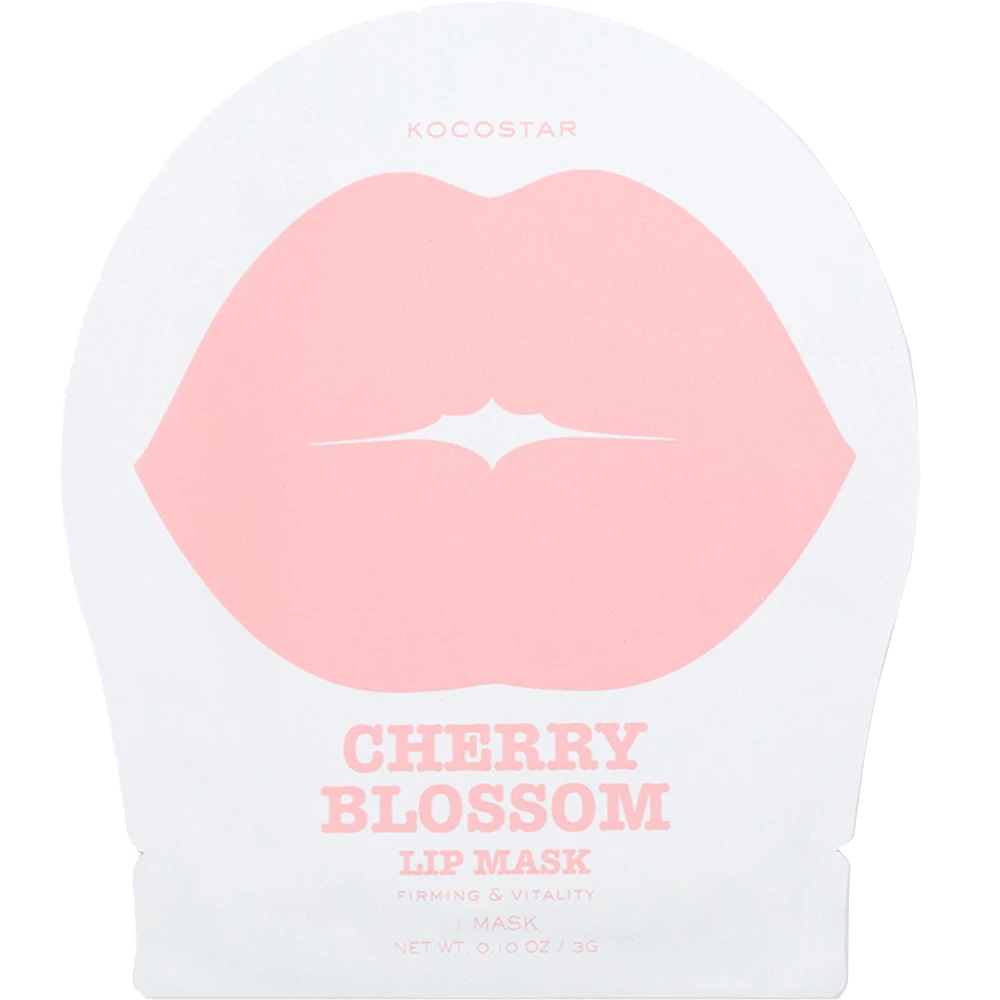 KOCOSTAR Cherry Blossom – Mască de Buze cu Efect Vitalizant și Fermitate, 20 Minute
