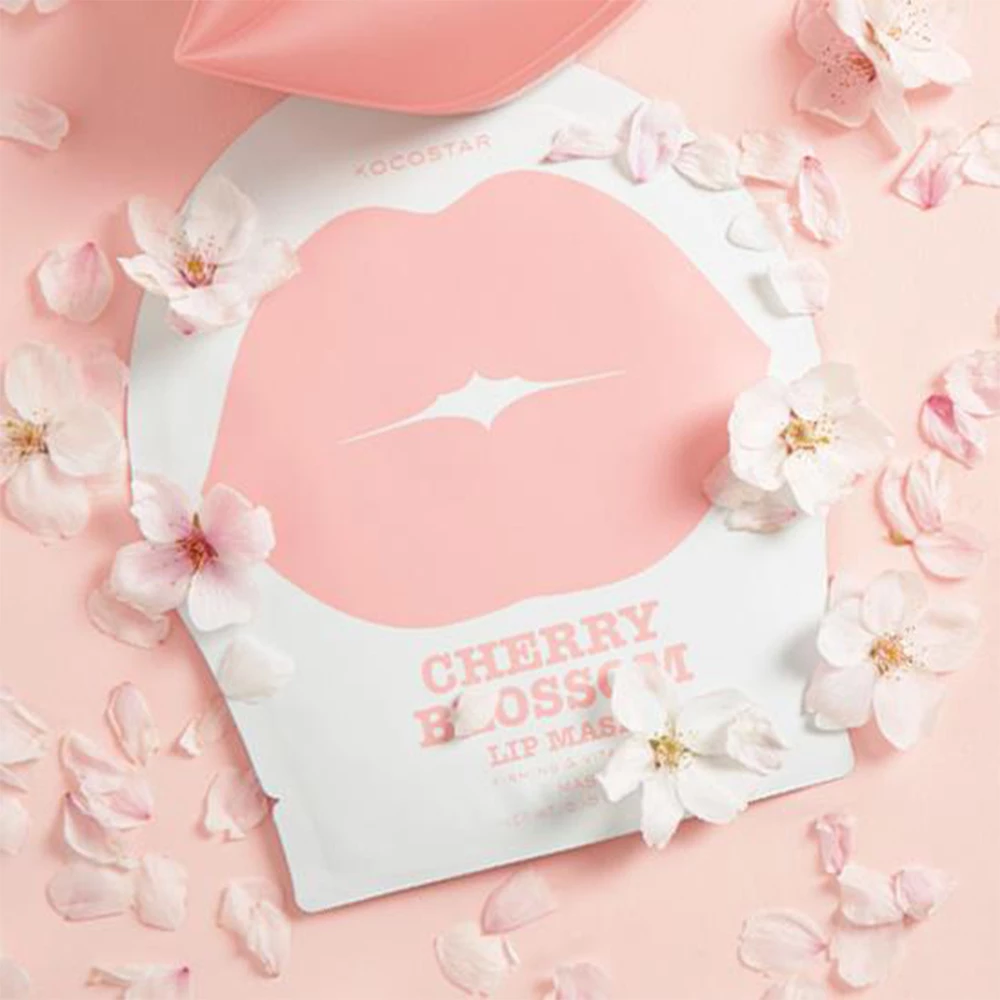 KOCOSTAR Cherry Blossom – Mască de Buze cu Efect Vitalizant și Fermitate, 20 Minute