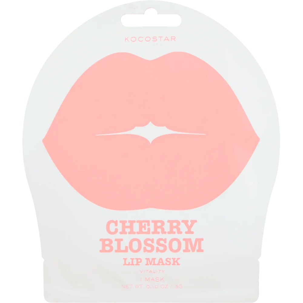 KOCOSTAR Cherry Blossom 3 gr - Masca de buze formulata cu extract de floare de cires si agenti de hidratare, care contribuie la hidratarea buzelor si la metinerea confortului cutanat