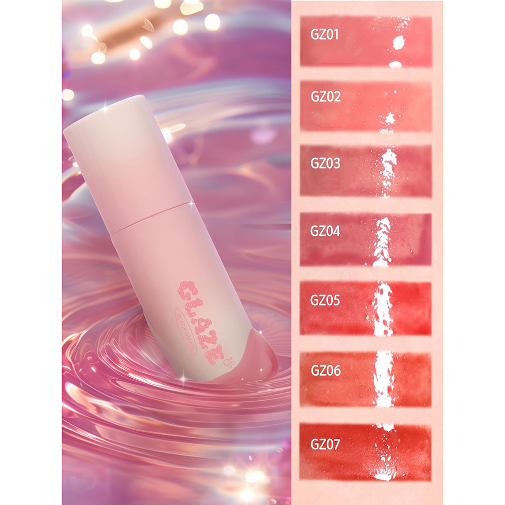 Black Rouge Chewy Lip Glaze – Luciu de Buze cu Strălucire Naturală GZ03 Rose Bebe | Hidratare și Confort de Lungă Durată