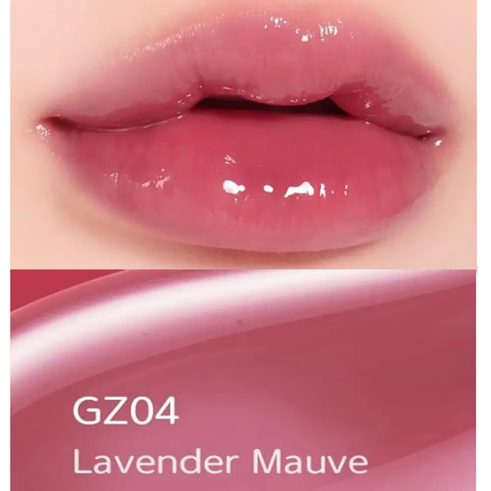 BLACK ROUGE Chewy Lip Glaze Luciu de Buze GZ04 Lavender Mauve - Stralucire si Hidratare pentru Buze Voluminoase, 4.5g